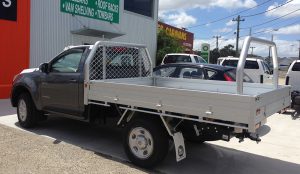 Holden Colorado Single Cab with Tiger Tradie Tray #150