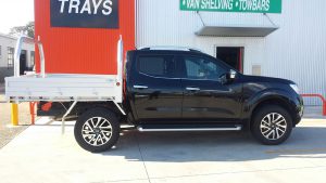 Nissan Navara NP300 Dual Cab with Tiger Tradie tray  #084