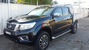 Nissan Navara NP300 Dual Cab with Tiger Tradie tray  #085
