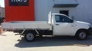Toyota Hilux Single Cab with Tiger Tradie Tray #96