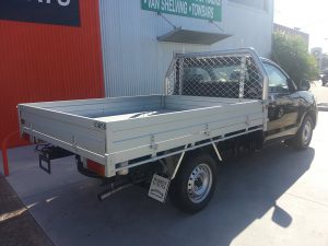 Toyota Hilux Single Cab with Tiger Tradie Tray  #123