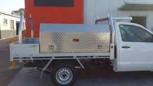 Toyota Hilux Single Cab with Tiger Tradie Tray and Tiger Tool Boxes  #120